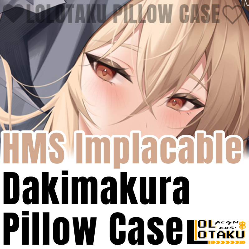 Bedding - Funda de almohada HMS Implacable Dakimakura