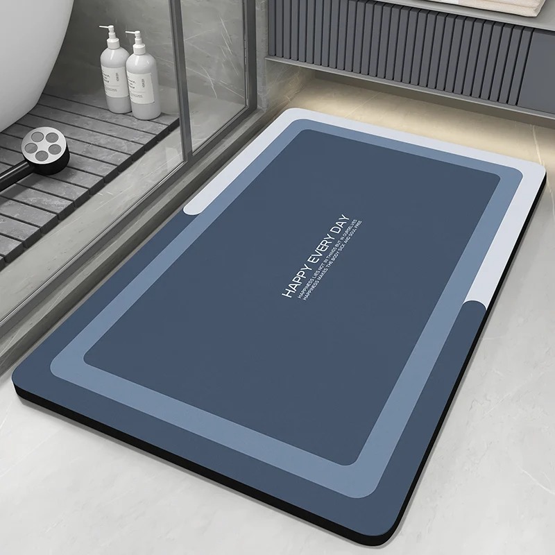 Quick Dry Diatomite Bath Mat - Alfombrillas de Baño de Diatomita, Absorbentes,