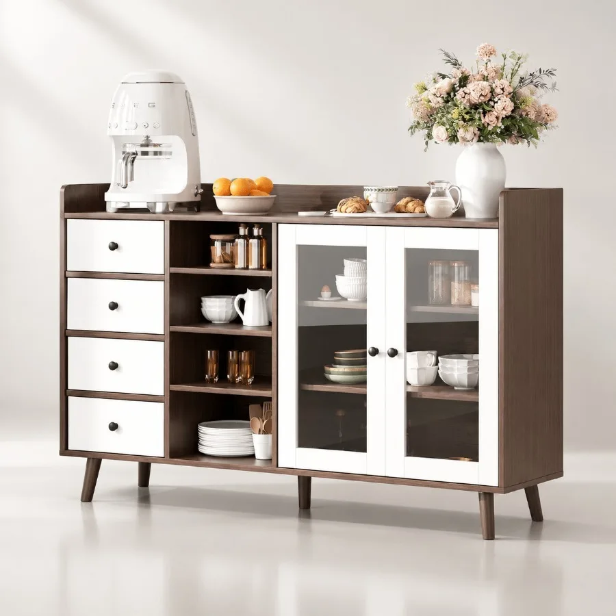 Aparador con puertas de crista - Storage & Organization reseña y precio