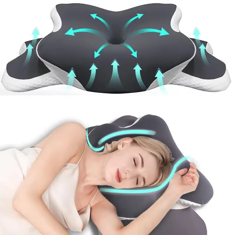 Almohadas de espuma viscoelást - Memory Foam Orthopedic Pillow Neck Pain reseña y precio