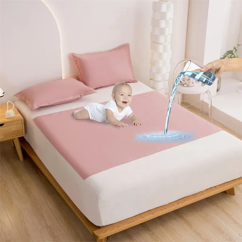Estera de pañales lavable de t - Waterproof Mattress Protector Breathable reseña y precio