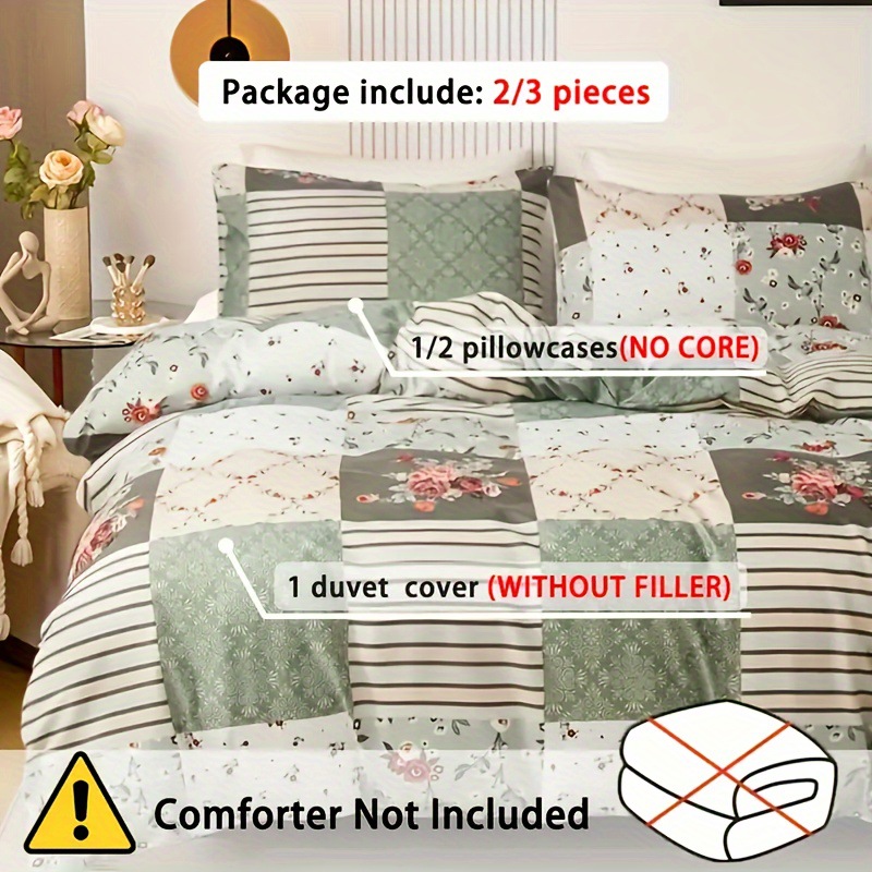 Juego de Funda Nórdica Floral  - Aesthetic Floral Duvet Cover reseña y precio