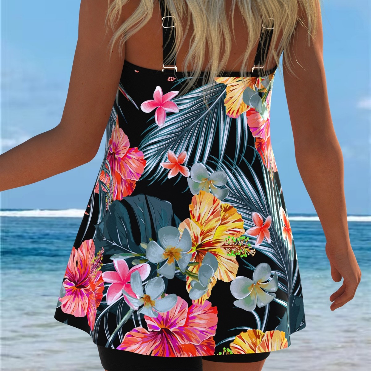 Nuevo conjunto de Tankini, tra - Bath reseña y precio