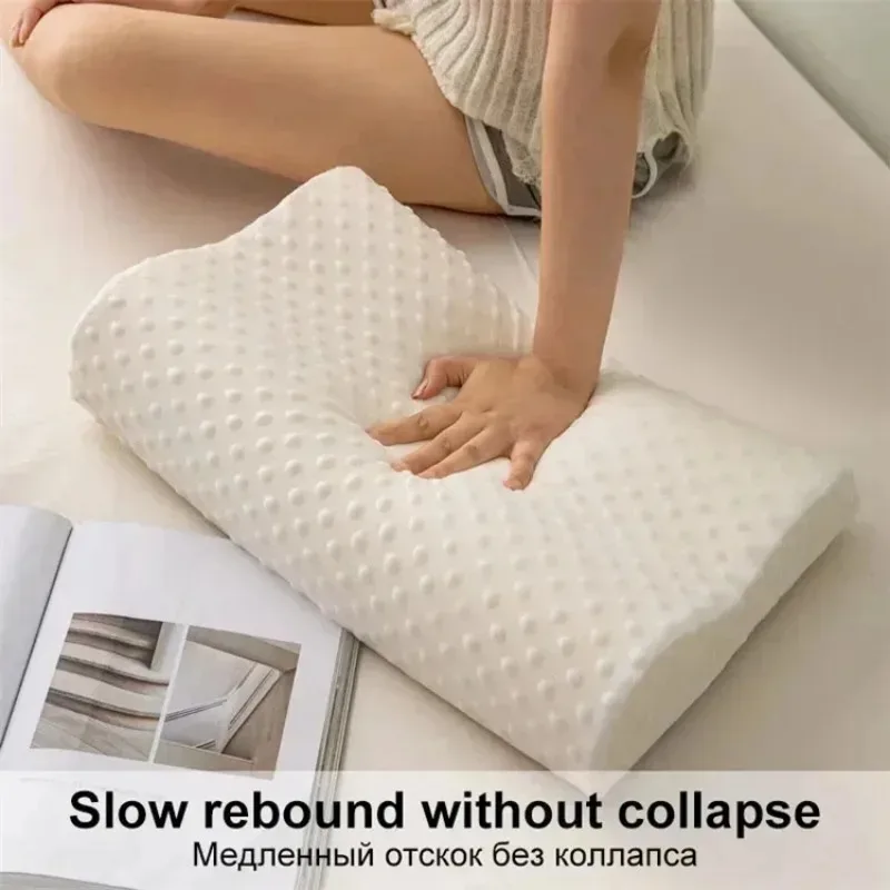 ​ ​ Almohada para dormir de es - Memory Foam Orthopedic Pillow Neck Pain reseña y precio