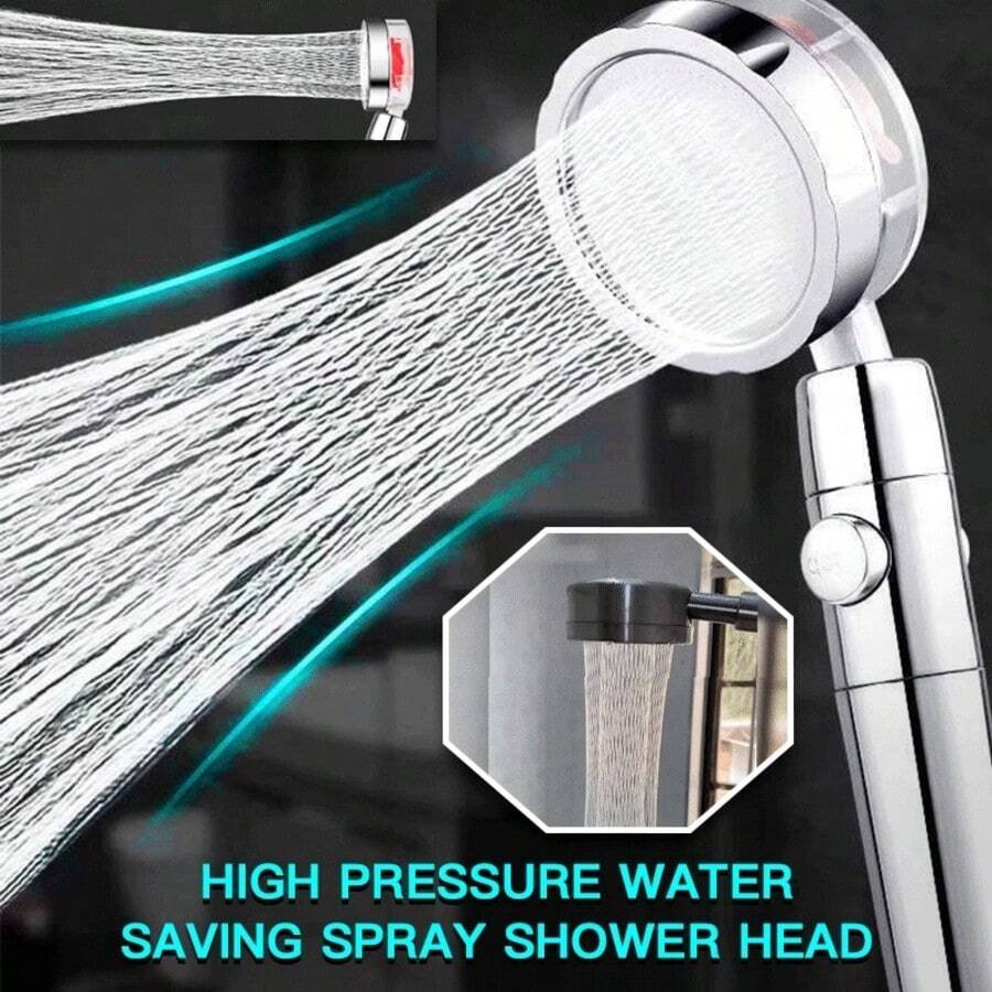 Cabezal de ducha con aspa de h - High Pressure Shower Head Handheld reseña y precio