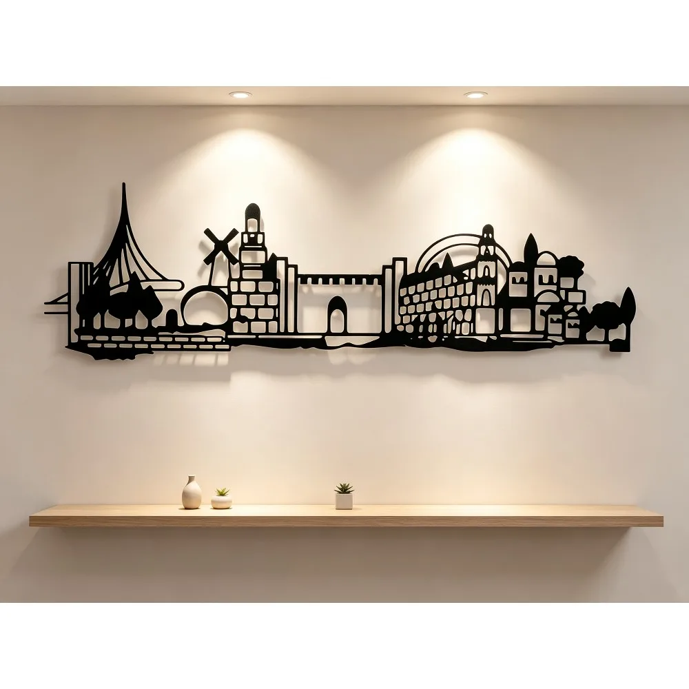 CIFBUY Arte de Pared de Hierro - Home Decor reseña y precio